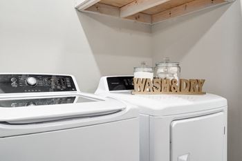 Full-sized washer & dryer